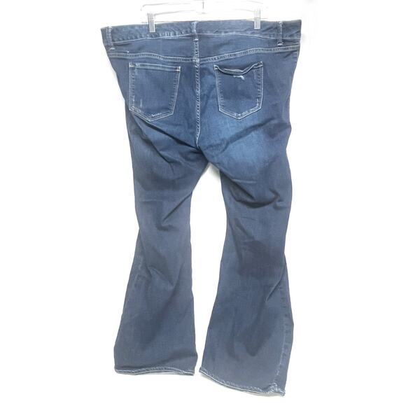 Vintage Old Navy distressed style low rise Rockstar jeans plus size 22 - Picture 2 of 4